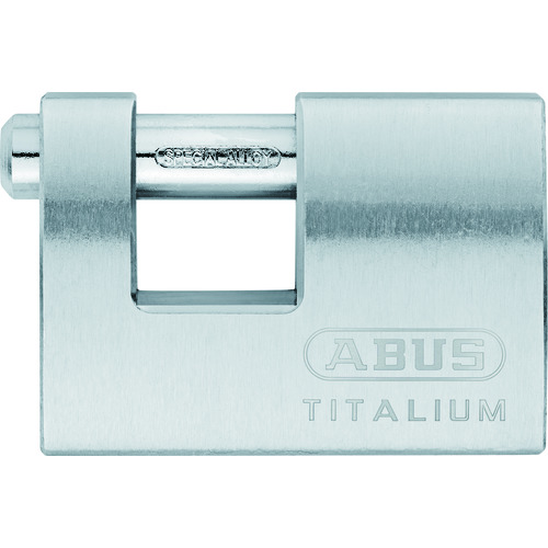 トラスコ中山 ABUS カンヌキ式シリンダー南京錠 幅70mm TITALIUM 98TI/70(ご注文単位1個)【直送品】