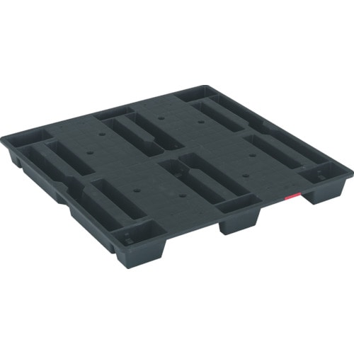 トラスコ中山 TRUSCO 樹脂パレット(両面二方差し・ネスティングタイプ) 輸出梱包用スキットパレット 間口1100×奥行1100×高さ115mm(ご注文単位10枚)【直送品】