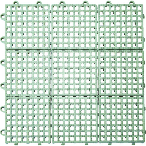 トラスコ中山 TRUSCO 抗菌・防炎ジョイントスノコ グレー（ご注文単位1枚）【直送品】