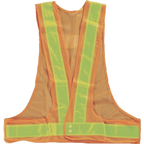 トラスコ中山 TRUSCO 安全ベスト イエロー*イエロー ポリエステル製(ご注文単位1着)【直送品】