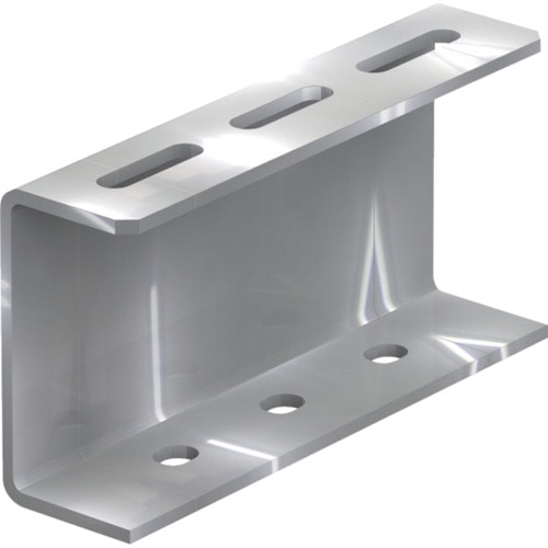 トラスコ中山 TRUSCO 配管支持用チャンネルブラケット 100型 ステンレス L200(ご注文単位1個)【直送品】