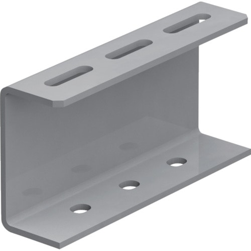 トラスコ中山 TRUSCO 配管支持用チャンネルブラケット 100型 スチール L200(ご注文単位1個)【直送品】