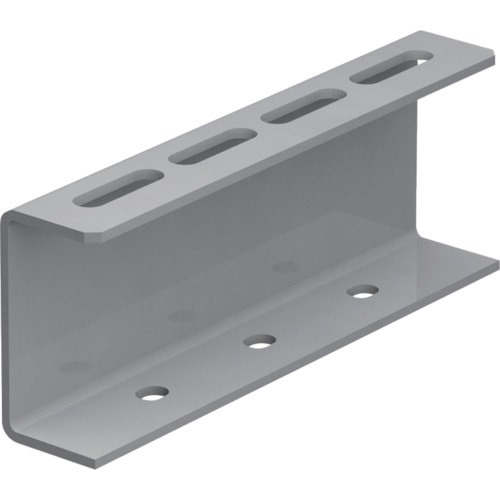 トラスコ中山 TRUSCO 配管支持用チャンネルブラケット 100型 スチール L270(ご注文単位1個)【直送品】