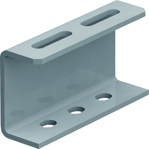 トラスコ中山 TRUSCO 配管支持用チャンネルブラケット 75型 スチール L140（ご注文単位1個）【直送品】