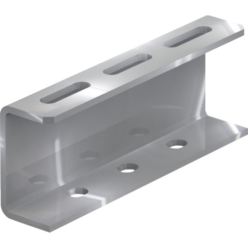 トラスコ中山 TRUSCO 配管支持用チャンネルブラケット 75型 ステンレス L200(ご注文単位1個)【直送品】