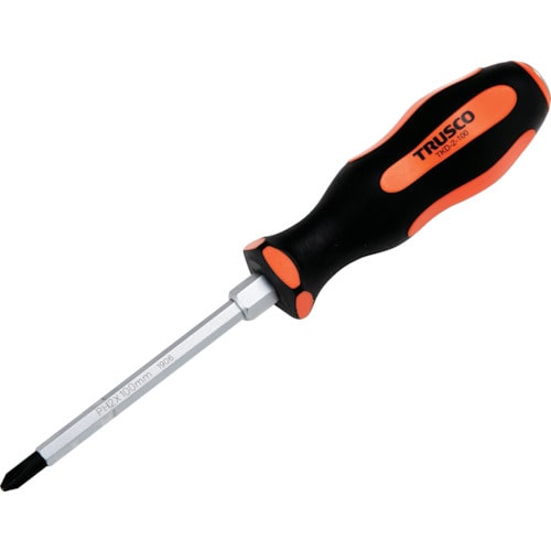 トラスコ中山 TRUSCO 貫通ドライバー(マグネット入り) (+NO.3X150mm)(ご注文単位1本)【直送品】