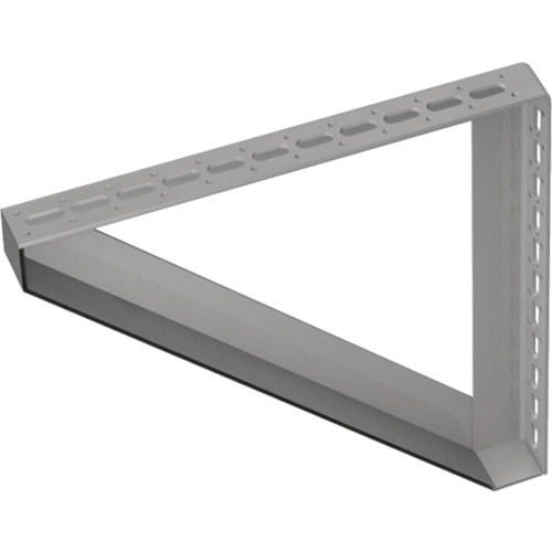 トラスコ中山 TRUSCO 配管支持用対面兼用三角ブラケット スチール 360X360(ご注文単位1個)【直送品】