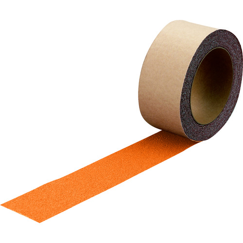 トラスコ中山 TRUSCO 蛍光ノンスリップテープ 屋外用 50mmX3m オレンジ(ご注文単位1巻)【直送品】