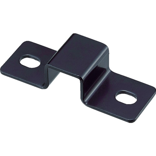 トラスコ中山 TRUSCO ジョイント金具24型S PB 黒塗装仕上げ 寸法70×19.2mm 穴数2(ご注文単位1個)【直送品】