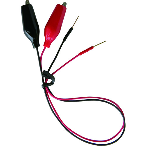 トラスコ中山 テイシン テストリード25cmチェックピン⇔シールドクリップS(2本入)(ご注文単位1袋)【直送品】