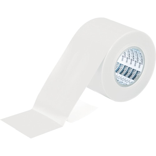 トラスコ中山 TRUSCO ラインテープ 屋内用 幅100mmX長さ50m ホワイト(ご注文単位1巻)【直送品】