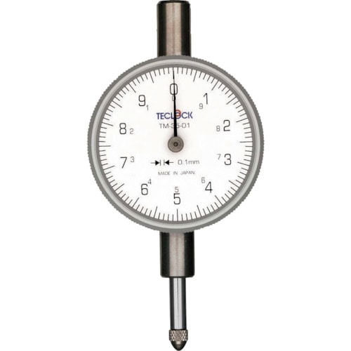 トラスコ中山 テクロック 小型ダイヤルゲージ 測定範囲0~10mm 332-3111(ご注文単位1個)【直送品】
