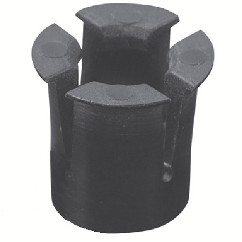 トラスコ中山 TRUSCO ナイロンナット M6X1.0 下穴12.8 5個入（ご注文単位1パック）【直送品】