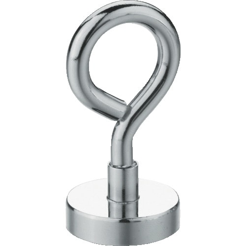 トラスコ中山 TRUSCO まとめ買い 強力マグネットアイフック 32mm 10個(ご注文単位1組)【直送品】