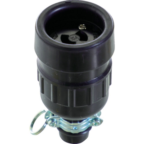 トラスコ中山 TRUSCO 引掛防水コネクターボデー2P(ご注文単位1個)【直送品】