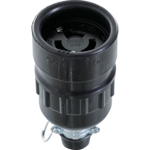 トラスコ中山 TRUSCO 引掛防水コネクターボデー3P(ご注文単位1個)【直送品】