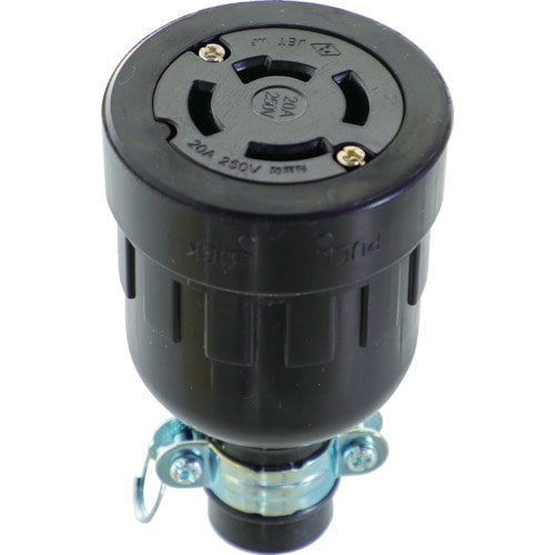 トラスコ中山 TRUSCO 引掛ゴムコネクタボデー接地3P(ご注文単位1個)【直送品】