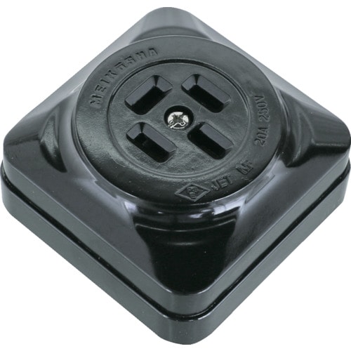 トラスコ中山 TRUSCO 接地3P20A角形コンセント(ご注文単位1個)【直送品】