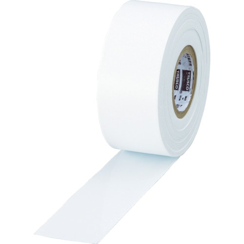 トラスコ中山 TRUSCO 目印テープ 30mmX50m ホワイト(ご注文単位1巻)【直送品】