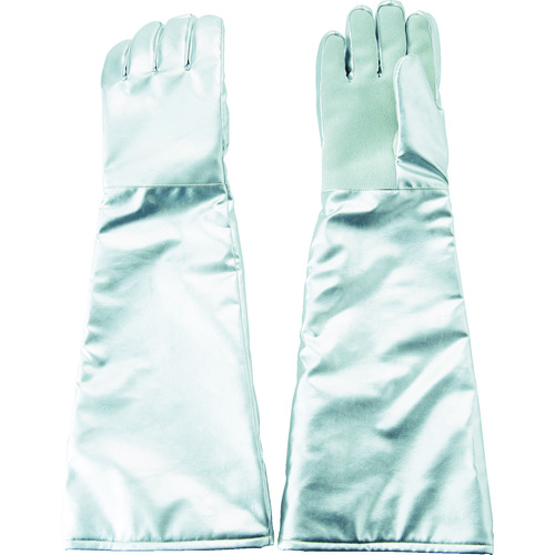 トラスコ中山 TRUSCO 遮熱・耐熱手袋 ロング 手のひら牛床革補強付(ご注文単位1組)【直送品】