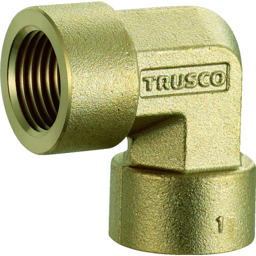 トラスコ中山 TRUSCO ねじ込み継手 エルボ RC1/2XRC1/2(ご注文単位1個)【直送品】