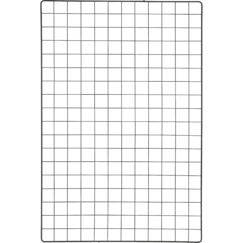 トラスコ中山 TRUSCO 棚用ディスプレイネット 金具付 600X900 黒（ご注文単位1枚）【直送品】