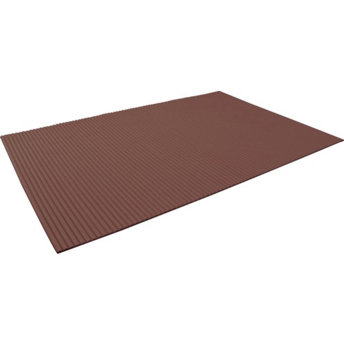 トラスコ中山 TRUSCO ジャバラマット 1200X1800mm ブラウン(ご注文単位1枚)【直送品】