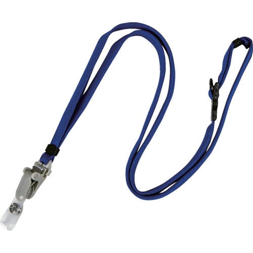 トラスコ中山 TRUSCO 脱着式名札用ストラップ 青(ご注文単位1枚)【直送品】