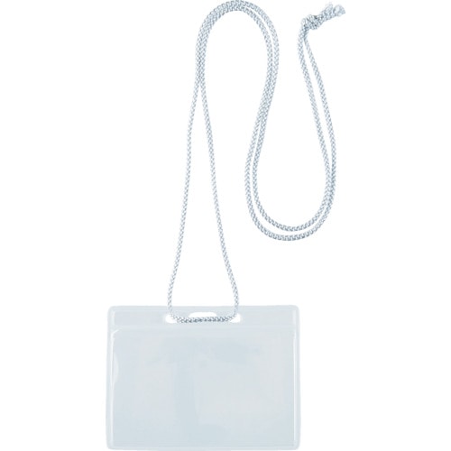 トラスコ中山 TRUSCO イベント用名札 名刺サイズ グレー 10枚入(ご注文単位1袋)【直送品】