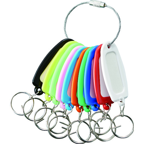 トラスコ中山 TRUSCO 名札リングホルダー ハードタイプ(ご注文単位1個)【直送品】