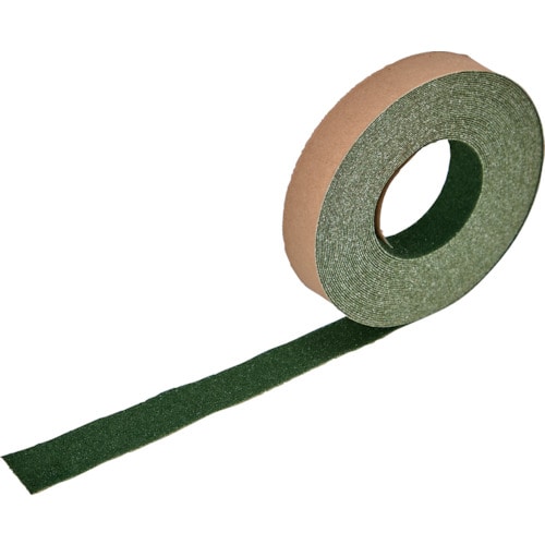 トラスコ中山 TRUSCO ノンスリップテープ 屋外用 25mmX10m 緑(ご注文単位1巻)【直送品】