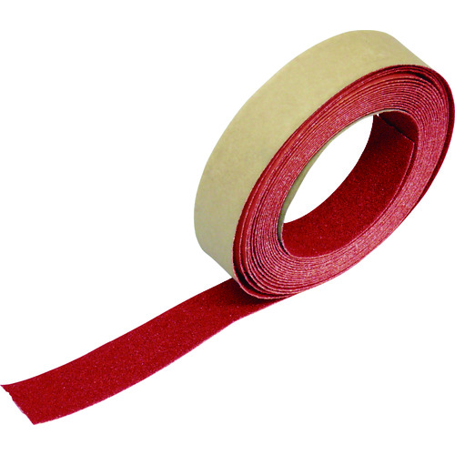 トラスコ中山 TRUSCO ノンスリップテープ 屋外用 25mmX5m レッド(ご注文単位1巻)【直送品】