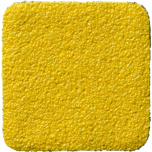 トラスコ中山 TRUSCO ノンスリップテープ 屋外用 40mmX40mm イエロー 50枚入（ご注文単位1箱）【直送品】