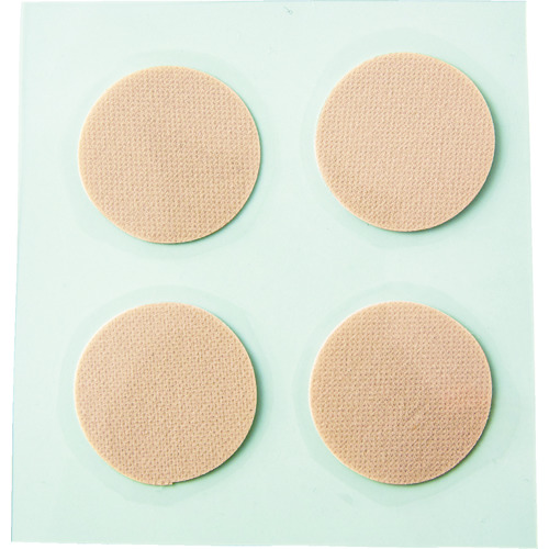 トラスコ中山 TRUSCO 滑り止めシート 両面タイプ 25パイ丸形 4個入(ご注文単位1枚)【直送品】