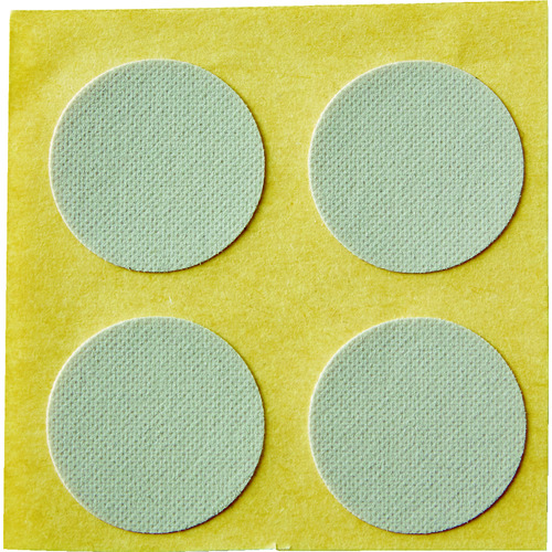 トラスコ中山 TRUSCO 滑り止めシート 片面タイプ片面粘着剤付 25パイ丸形 4個入(ご注文単位1枚)【直送品】