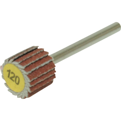 トラスコ中山 ヤナセ ワンタッチ軸付トッポ10(13)X10×3#120(ご注文単位10個)【直送品】