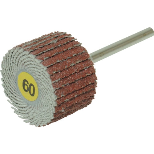 トラスコ中山 ヤナセ ワンタッチ軸付トッポ 20(25)×15×3 #60(ご注文単位10個)【直送品】