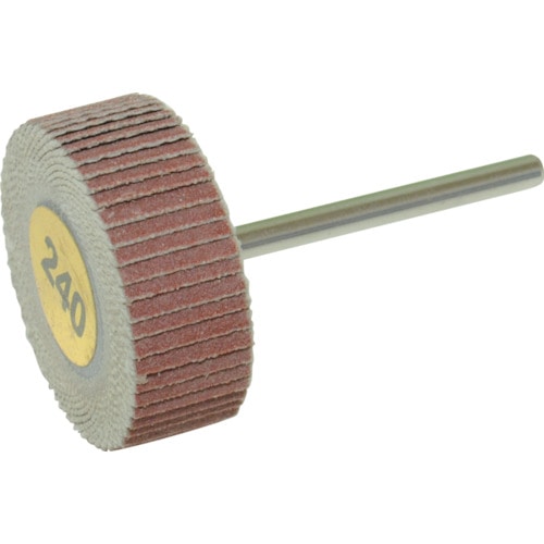 トラスコ中山 ヤナセ ワンタッチ軸付トッポ25(35)×10×3 #240(ご注文単位10個)【直送品】