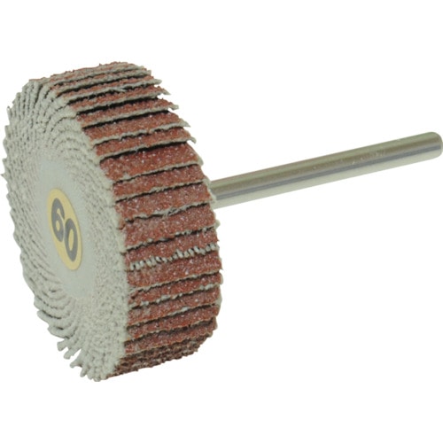 トラスコ中山 ヤナセ ワンタッチ軸付トッポ25(35)×10×3 #60(ご注文単位10個)【直送品】