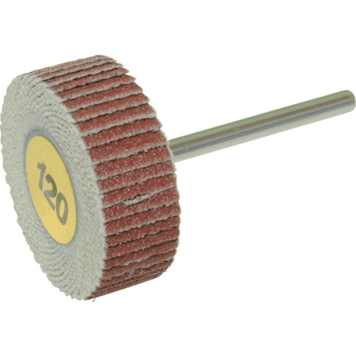 トラスコ中山 ヤナセ ワンタッチ軸付トッポ25(35)×10×3 #120(ご注文単位10個)【直送品】