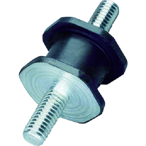 トラスコ中山 TRUSCO 六角防振ゴム両ボルト 許容荷重24N(ご注文単位1個)【直送品】