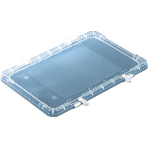 トラスコ中山 リス TP規格コンテナー 525358 蓋TP-34蓋ロック付 透明(ご注文単位1枚)【直送品】