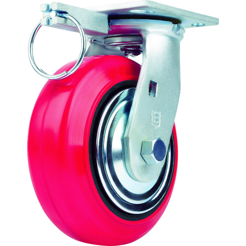 トラスコ中山 SAMSONG 重荷重用キャスター 自在 耐湿ウレタン車125mm(ご注文単位1個)【直送品】