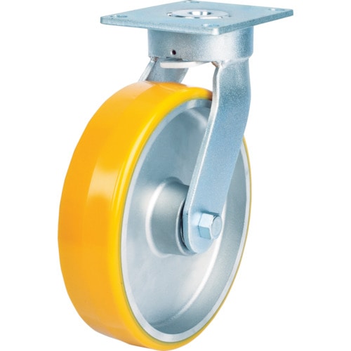 トラスコ中山 SAMSONG 重荷重用 耐熱ウレタン車(メンテナンスフリー) 自在 125mm(ご注文単位1個)【直送品】