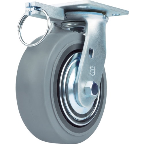 トラスコ中山 SAMSONG 重荷重用キャスター 自在 ゴム車150mm(ご注文単位1個)【直送品】