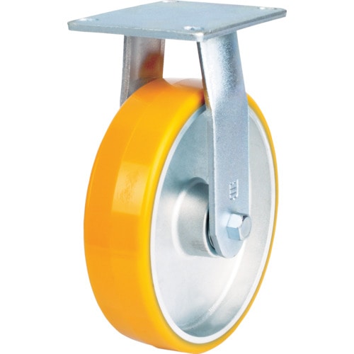 トラスコ中山 SAMSONG 重荷重用 耐熱ウレタン車(メンテナンスフリー) 固定 200mm(ご注文単位1個)【直送品】