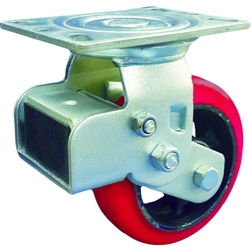 トラスコ中山 SAMSONG スプリング機能付きキャスター 自在150mm 耐荷重360kg(ご注文単位1個)【直送品】