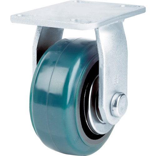 トラスコ中山 SAMSONG 高重荷重用キャスター 固定 耐熱ウレタン車150mm(ご注文単位1個)【直送品】