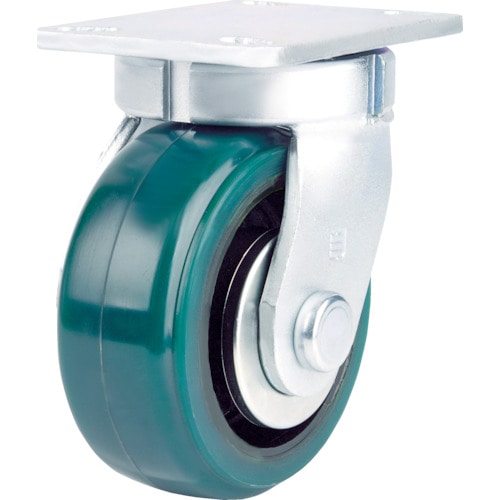 トラスコ中山 SAMSONG 高重荷重用キャスター 自在 耐熱ウレタン車200mm(ご注文単位1個)【直送品】