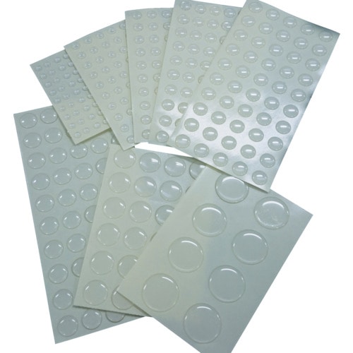 トラスコ中山 TRUSCO ウレタンクッションシール 8mm丸型 1シート70個(ご注文単位1シート)【直送品】